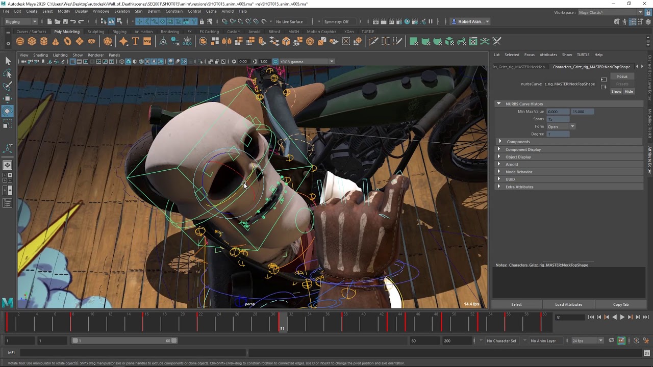 3D rendering pipeline example